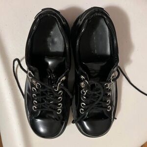 Unif Black Seek Platform Shoes